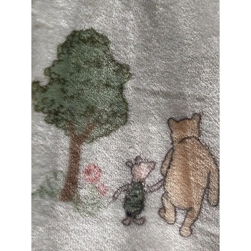 Pooh Bear Collection Winnie The Pooh Piglet Throw Blanket 50” X 70” NEW‎